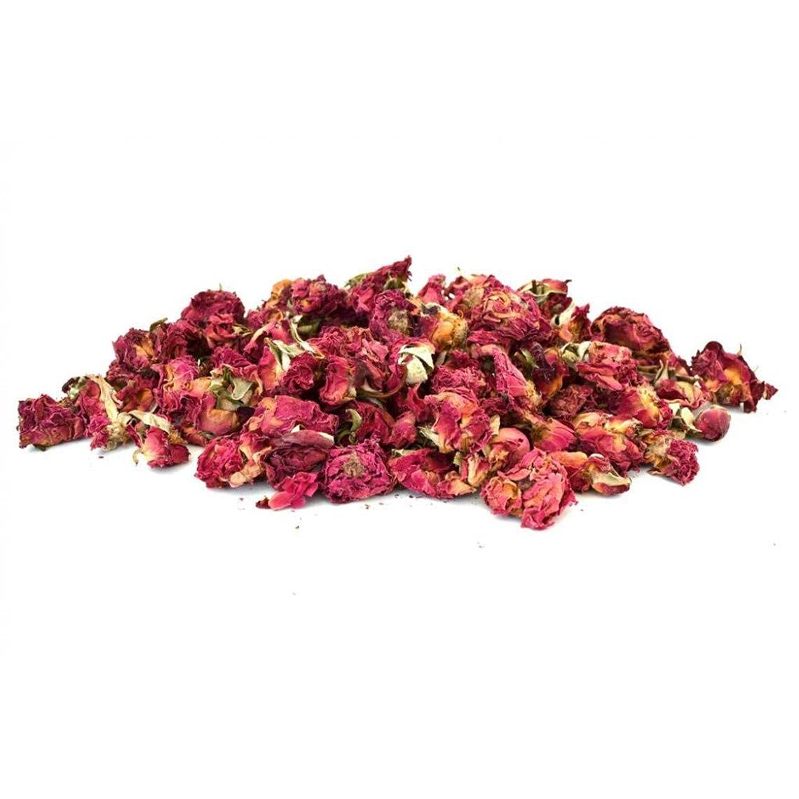 Fleurs de rose séchées Gulab Phool pour puja prière et havan 250g