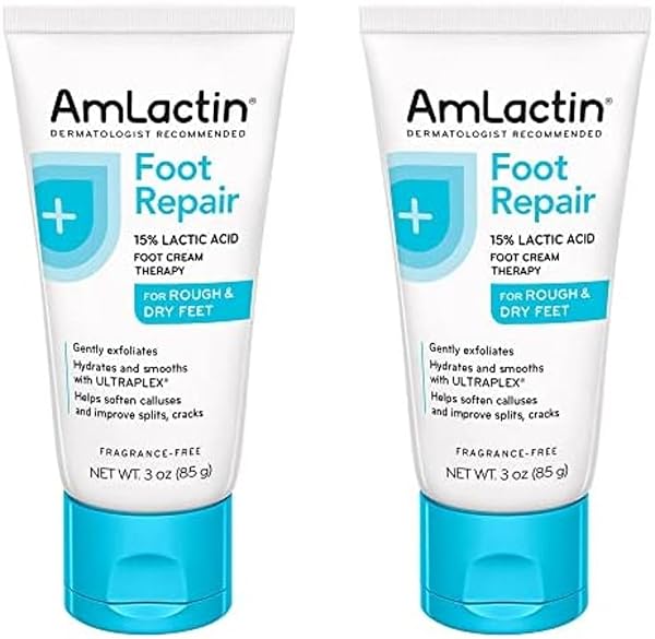 AmLactin Foot Cream Therapy 3 oz, Pack of 2