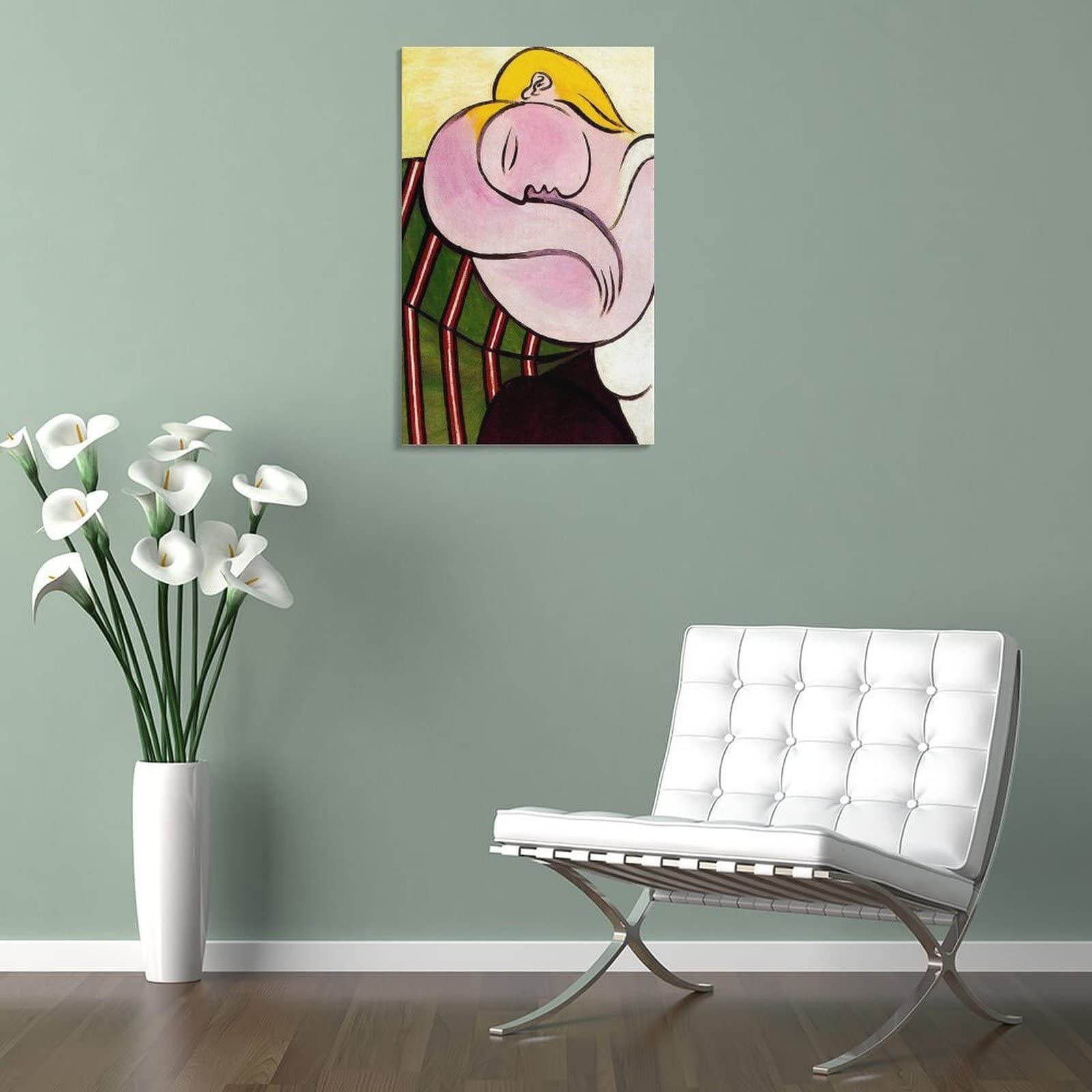 Amazon.co.jp: Pablo Picassoパブロ・ピカソ画家の作品（黄色い髪の女