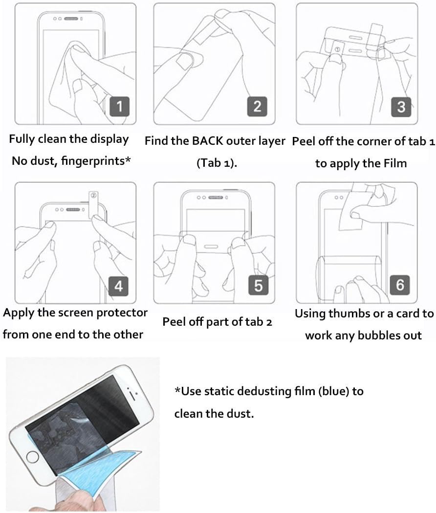 FanTEK Screen Protector for Samsung Galaxy Tab E 9.6/ Nook SM-T560 T561 T565 T567V (Verizon 4G LTE Version) 9.6-Inch Tablet - 3 Pack Ultra Thin Crystal Clear High Definition Anti-Bubble Cover