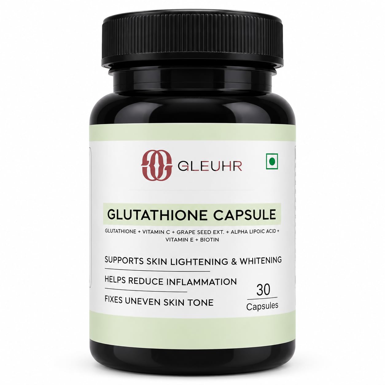gleuhr glutathione capsule review Supplement with Vitamin C, E, Grape Seed and Biotin Mitochondrial transport of glutathione