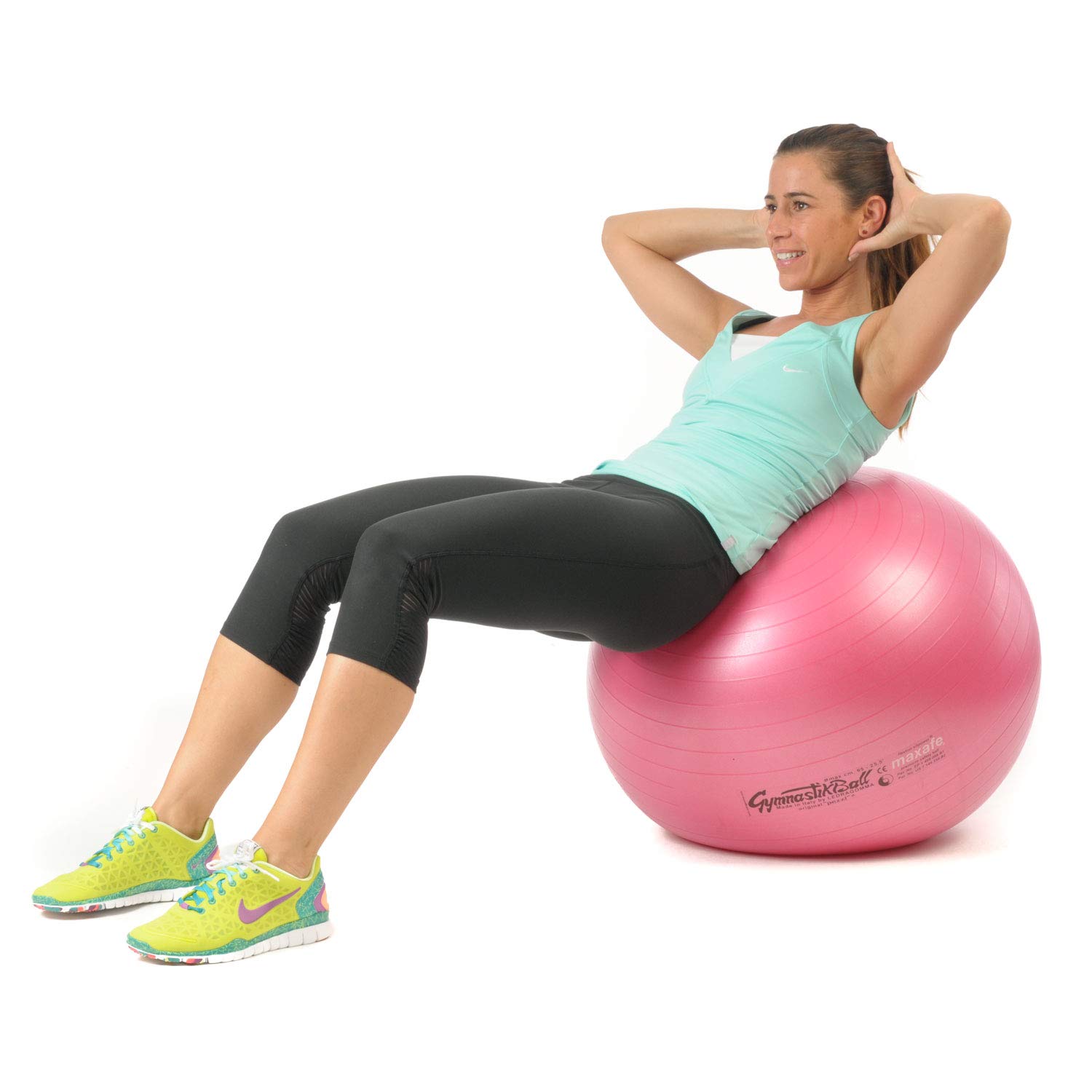 PEZZI oryginalna piłka Pezziball MAXAFE 65 cm z miską i pompką kombi piłka gimnastyczna