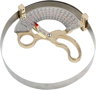 Hat Ruler,Stainless Steel Cap Ruler Scissor Type with Clear Scale,Hand Held Milliners Sizer Cap Hat Size Measuring Tool for Accurate Hat Making and Sizing in Millinery Industry(57—70cm)