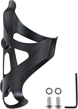 ROADNADO Carbon Bike Bottle Cages Ultralight only 22g Water Bottle Holder Carbon Fiber Bicycle Drink Holder Durable Cup Holder for Road Bike Mountain Bike for 72-74 mm Bottle Classic Matte-1pcs