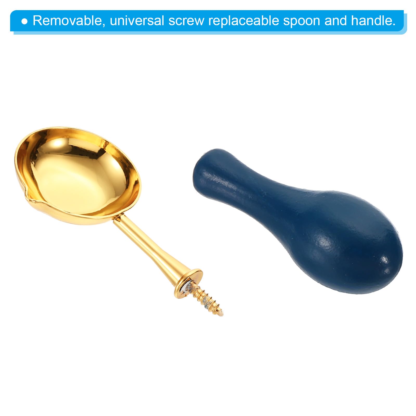 PATIKIL 4" Wax Seal Spoon - Image 4