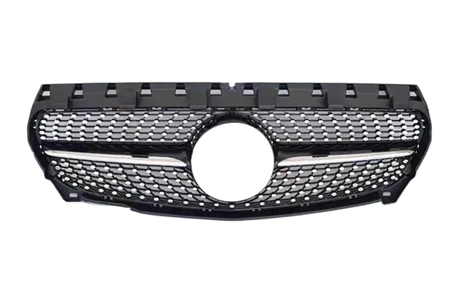 Grille de pare-chocs pour remplacer calandre usée Mercedes CLA W117 look Diamond Black