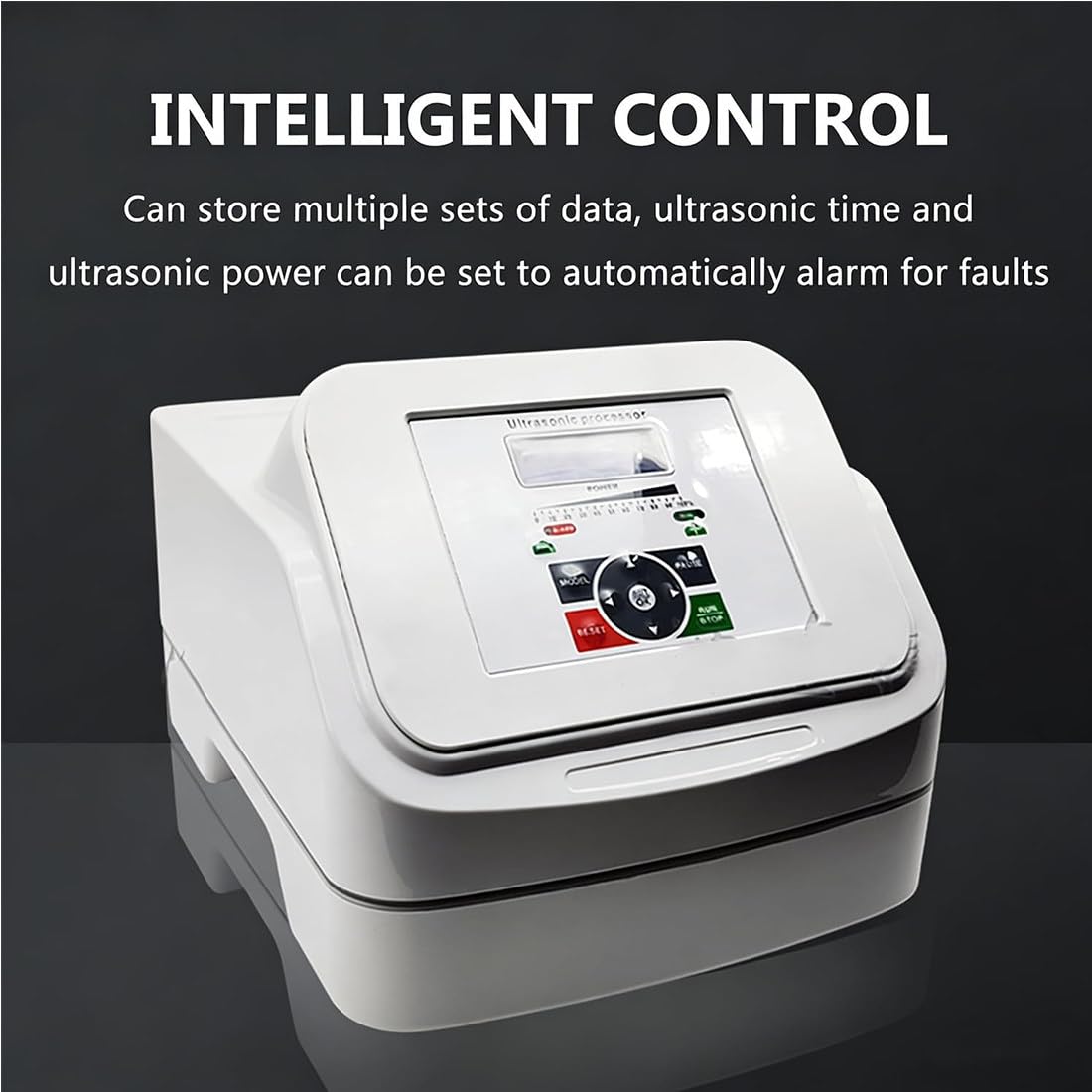 Ultraschall-Homogenisator, 800 W, Sonicator-Prozessor mit einstellbarer Höhe, 20 kHz Frequenz, geeignet für Laborständer/Handgebrauch, inklusive Halterung und 6-mm-Sonde