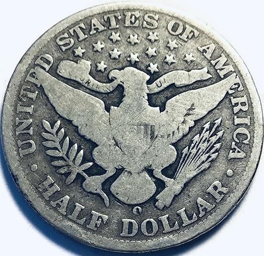 1904 O Barber Head Silver Half Dollar Seller Good