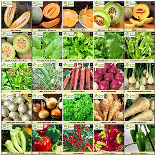 Garden Seeds Vegetable Variety Pack For Planting - Grow 125 Varieties Of Heirloom Non Gmo Quick Sprouting Veggies - Premium ​Seed Vault By Victory Gardens #TOP4