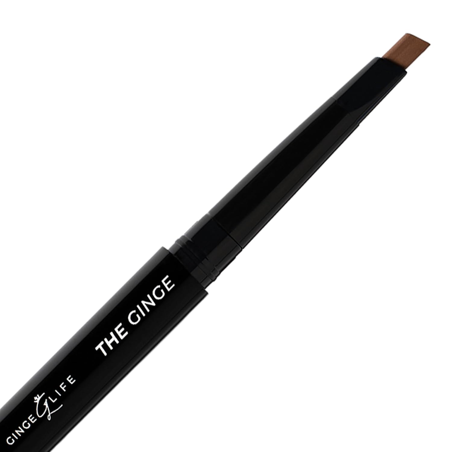 The Ginge: Auburn Red Eyebrow Pencil – Waterproof, Double-Ended Automatic Angled Tip & Spoolie Brush, Cruelty-Free