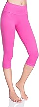 SOFTSAIL Leggings for Women 3/4 Length Cotton Pants Capri Leggings Active Pants Tummy Control Buttery Soft Casual Sports Workout Gym Running Yoga