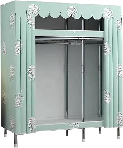 Miniatura 14 de large closets Portable Wardrobe Closet Thickened Steel Pipe Clothes Closet for Bedroom Hanging Large Closet Lightweight Portable Closet Space-saving