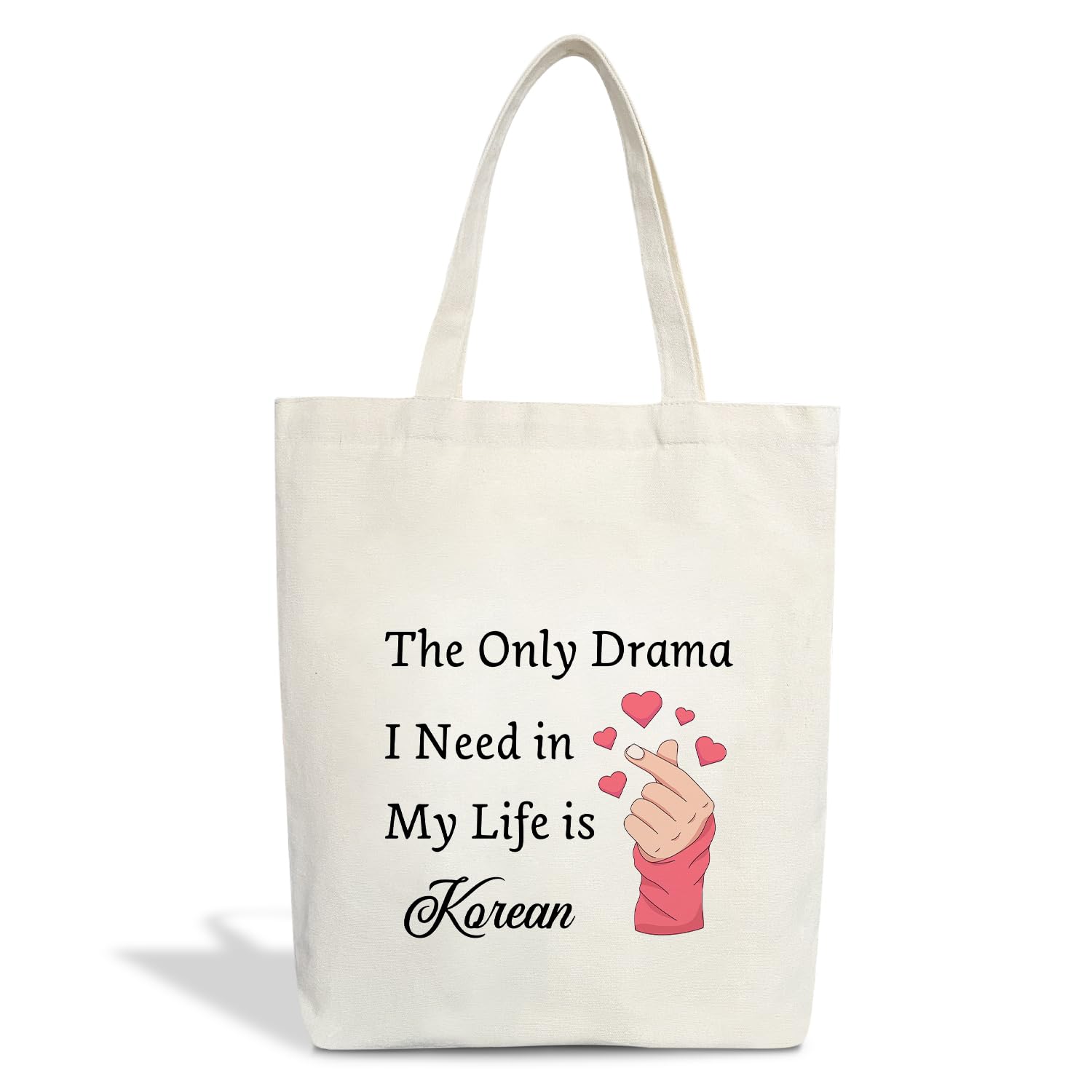 Cute Tote Bag Aesthetic, Canvas Tote Bag for Women Shopping Reusable Grocery Beach Shoulder Bag