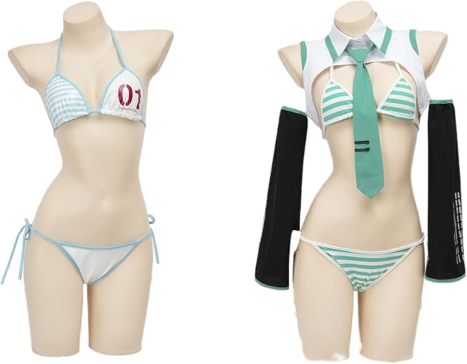 Amazon.co.jp: [JENUEKA] 水着 初音ミク MIKU ミク コスプレ衣装