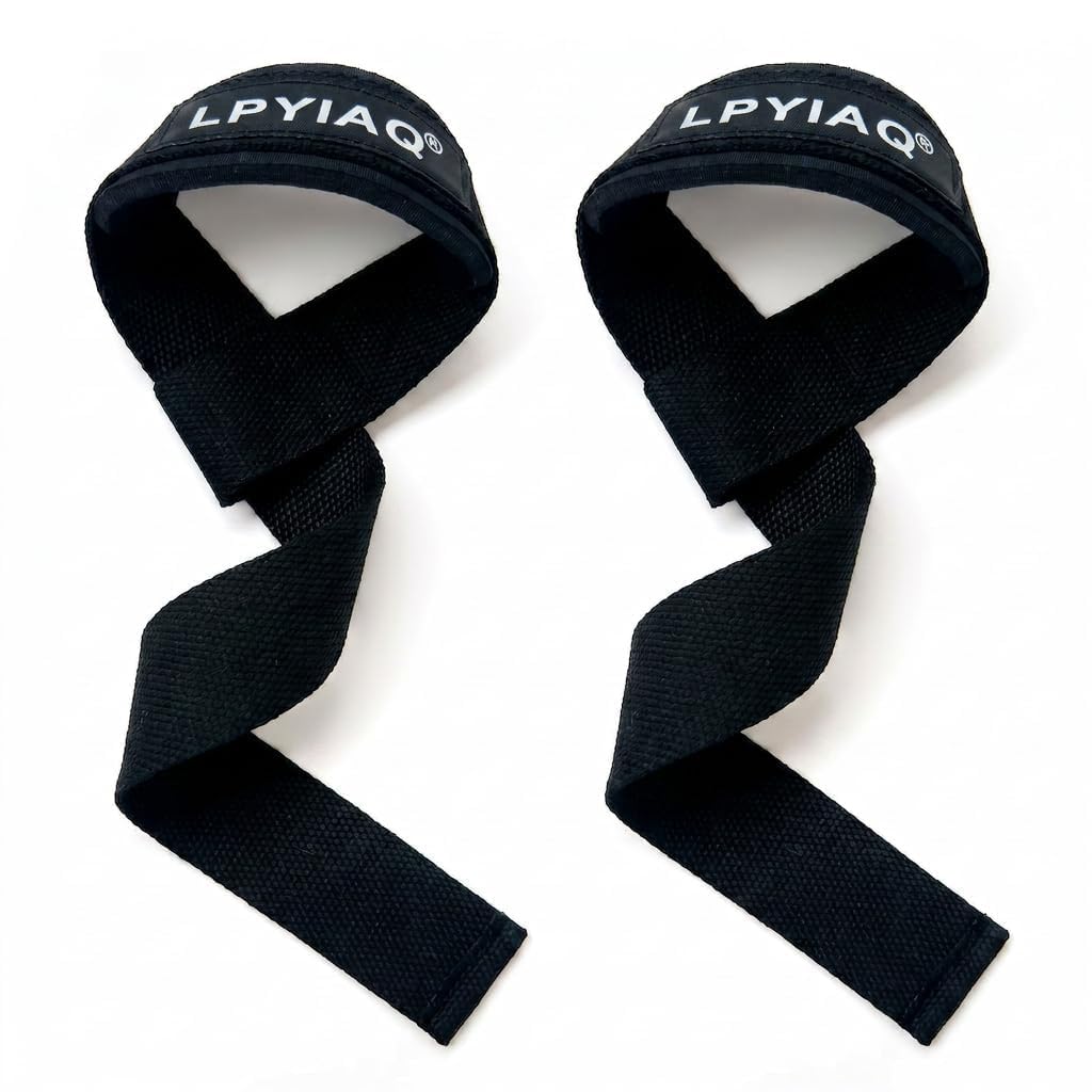 Fitness Weight Lifting Straps, Anti Slip Heavy Duty Gym Wrist Straps for Weightlifting Training, Adjustable Weightlifting Wrist Strap for Deadlift Bodybuilding Powerlifting Training Hand Bar Grips