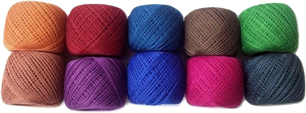 Amazon.com: 6 PLY Strand - Dark & Beautiful - LOT Set of 10-100% Cotton ...