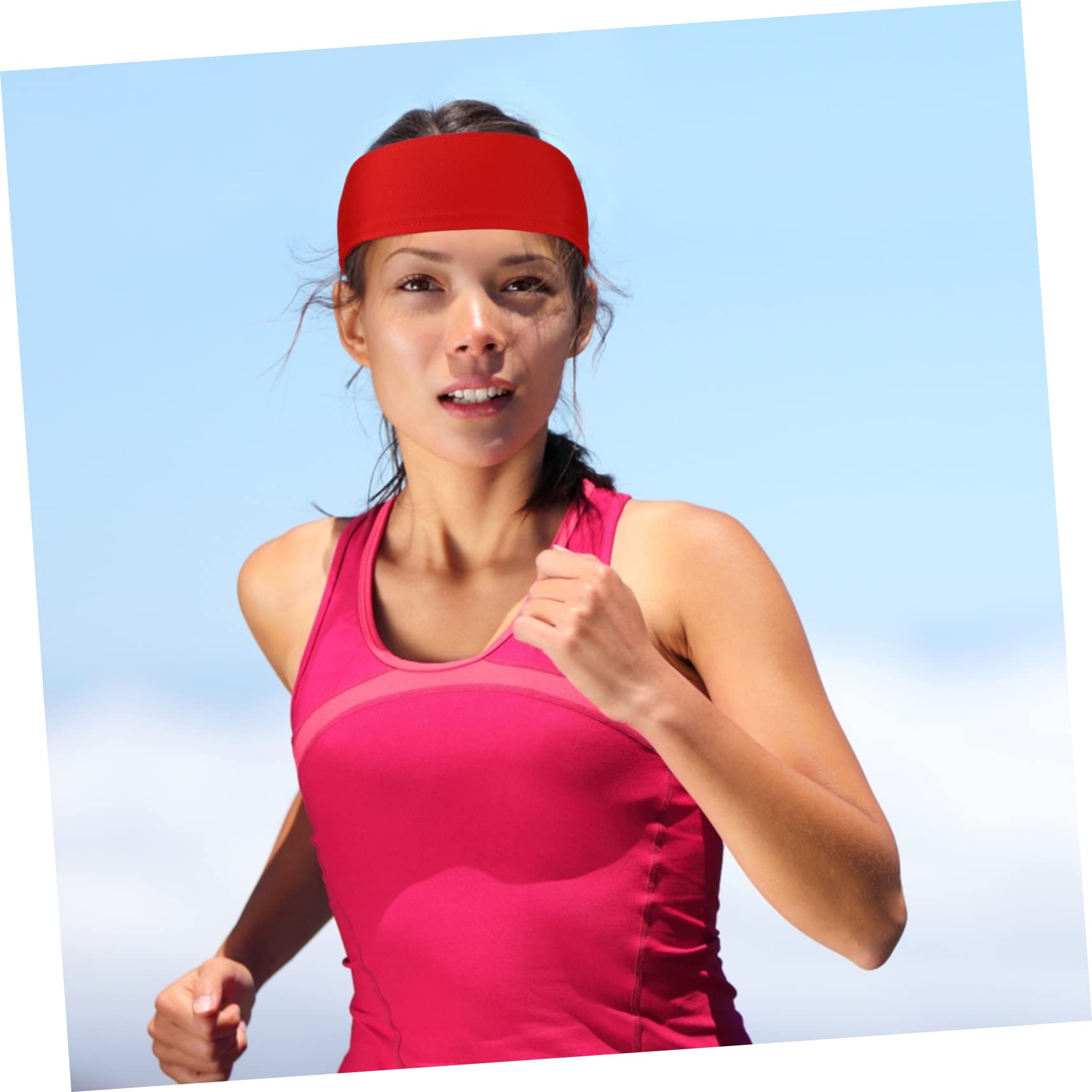 Kisangel 12piezas Diademas Antideslizantes Ajustables para Correr y Deportes De Bandas para Cabello y Transpirables y Absorbentes De Sudor Accesorios Deportivos para Hombres y Mujeres