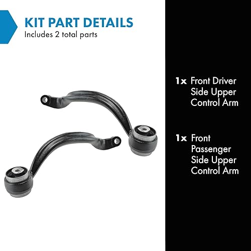 Miniatura 3 de TRQ Juego de brazos de control superiores delanteros compatibles con Land Rover Range Rover 2003-2012