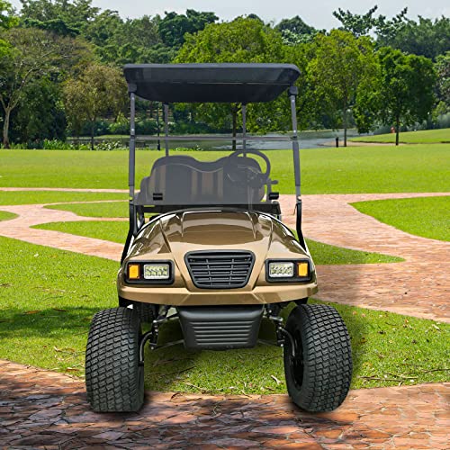 Techinovat Club Car Precedent Windshield (2004-Up), Golf Cart Tinted/Smoke Windshield Precedent (2004+) Folding Down #TOP6