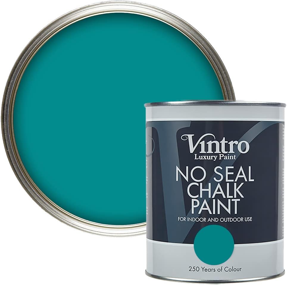 Johnstone's 423262 Chalky Furniture Paint Teal Topaz 0.75 L Amazon.co.uk DIY & Tools