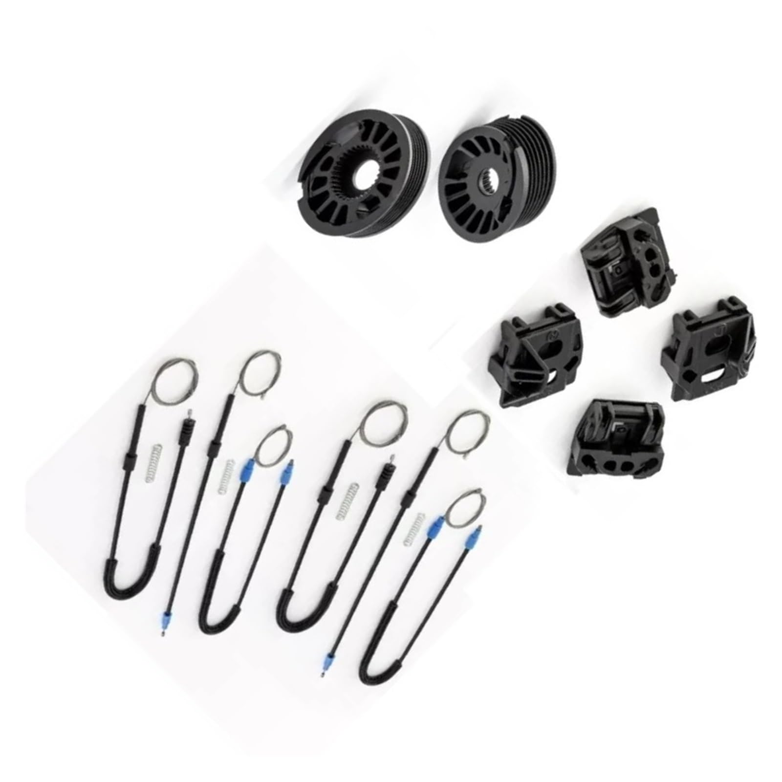 MAMEFVBB Window Regulator Slider Clips for Peugeot 607 2000-2010 Front-Left Right Window Regulator Repair KIT