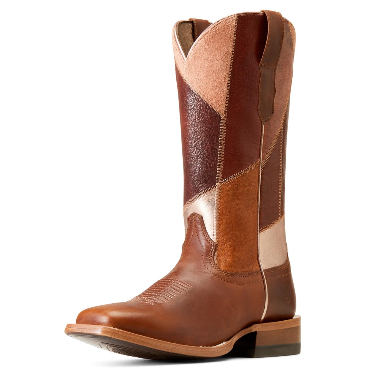 ARIAT Womens Frontier Patchwork Western Boot