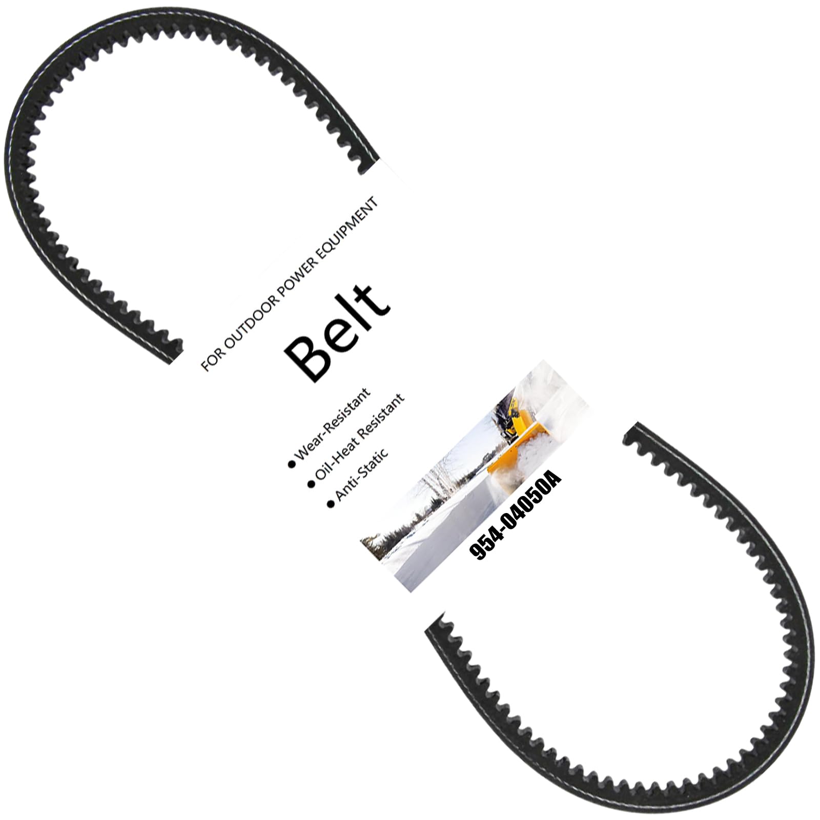 Amazon.com: 954-04050A Snow Thrower Auger Belt for MTD Yard