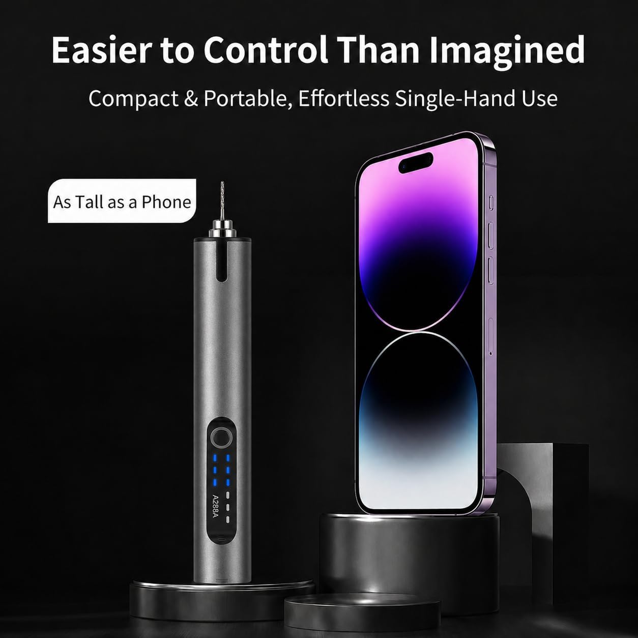 Engraving Pen, Cordless Rechargeable Engraver Tool with LED Light, 3-Speed 18,000 RPM Precision Engraving Tool Kit with 30+ Bits & Carrying Case for Metal, Wood, Glass, Jewelry & DIY