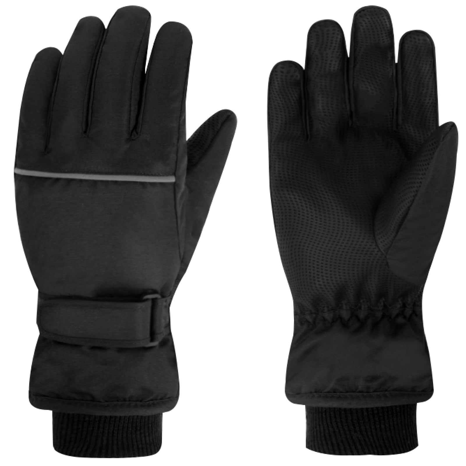 Azarxis Guanti da Neve per Bambini, Sci, Bambino, Blu