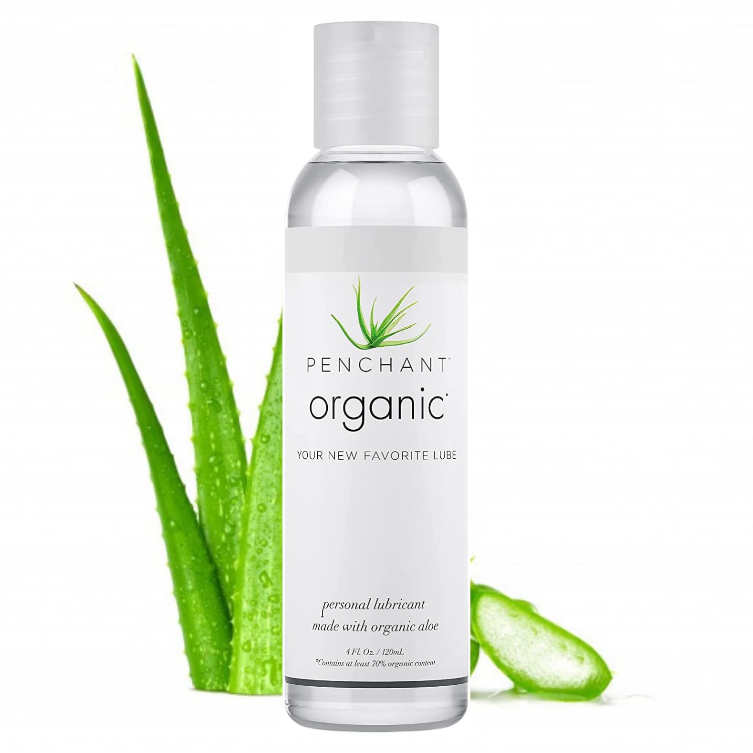 Organic Lubricant for Sensitive Skin by Penchant Aloe Based, Discreet Label Best Personal