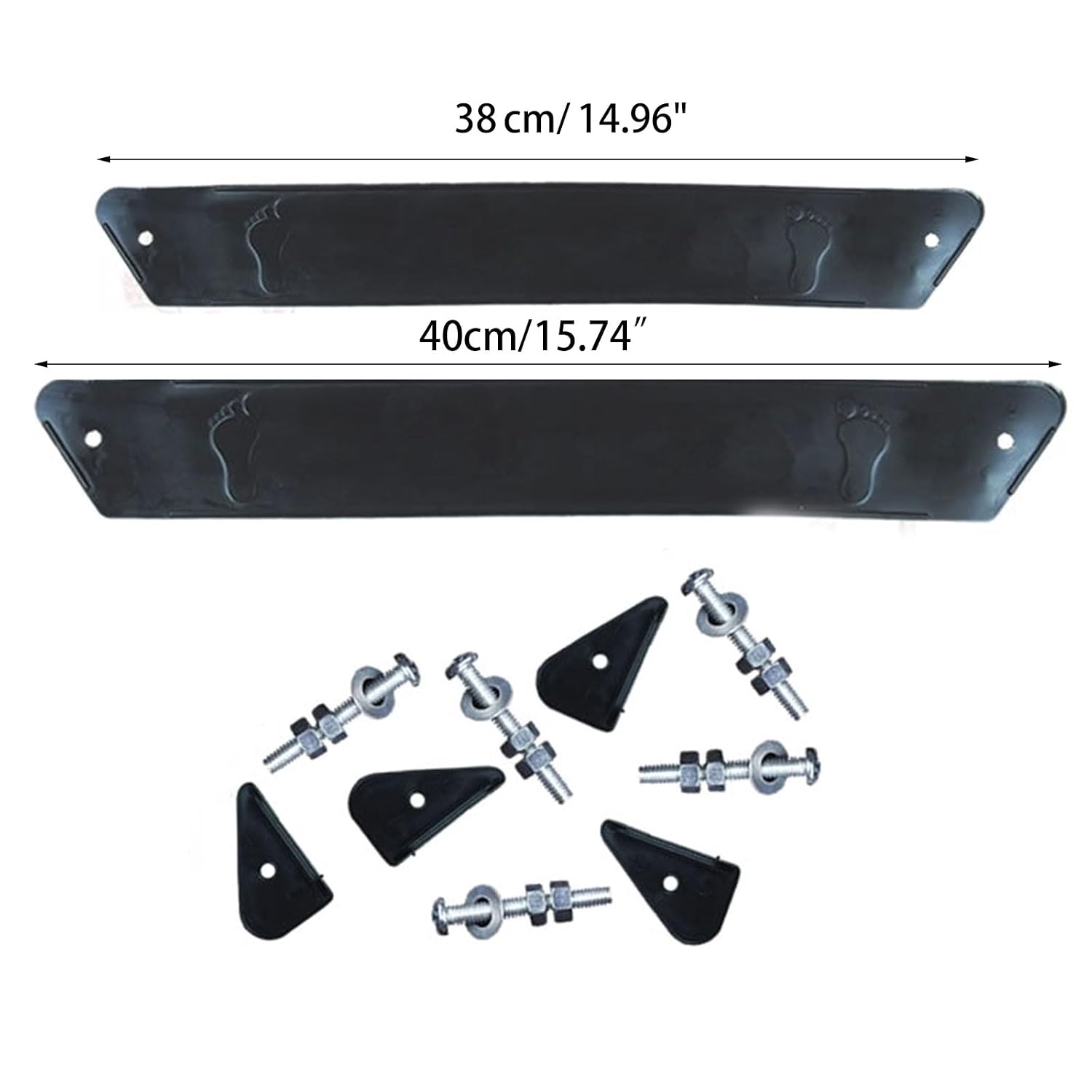 Black (37cm) Stroller Footrest Replacement Adjustable Stroller Extension Footboard Strollers and Accessories for Babies Pushchair Seat Liners, Baby Stroller Connectors, Stroller Connectors