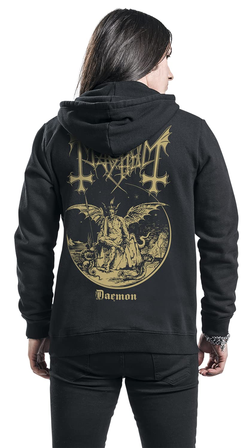 Mayhem Daemon Männer Kapuzenjacke schwarz Band-Merch, Bands, Horror
