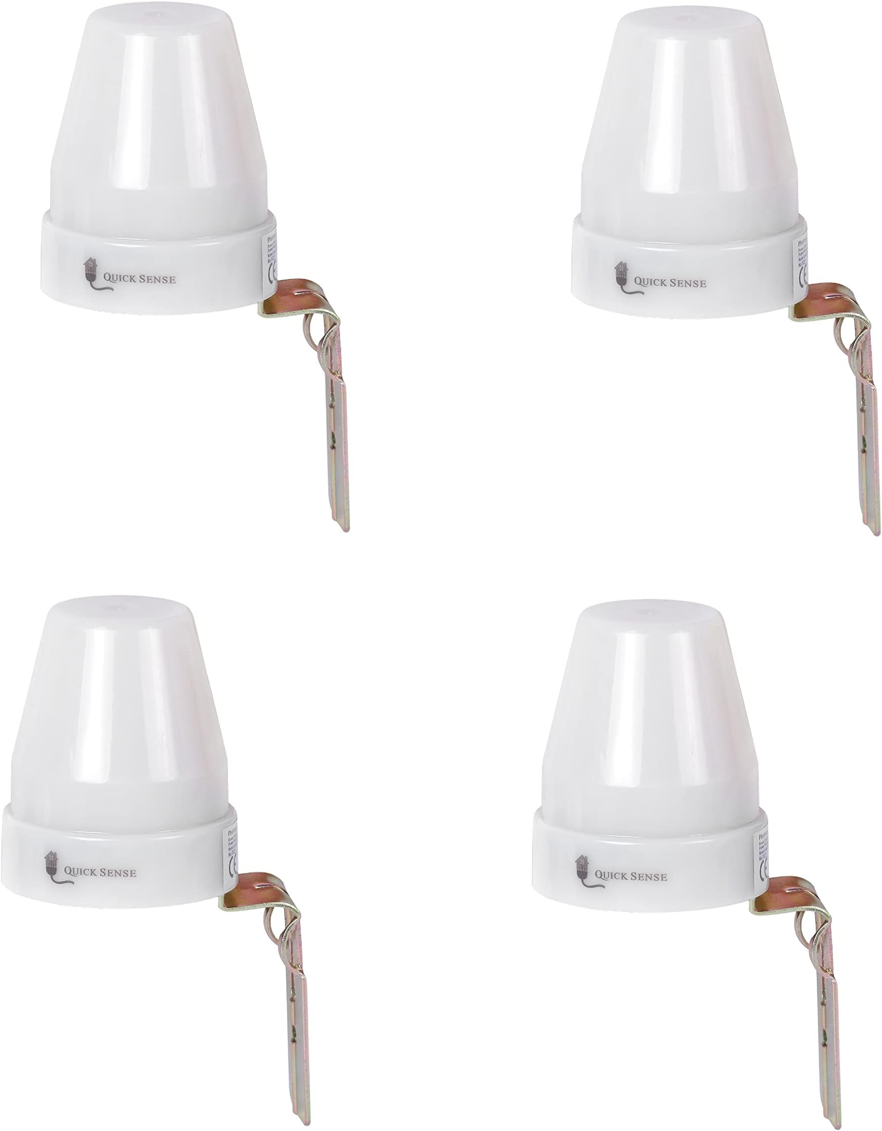 (Qs-302): 220 V Auto Day/Night On & Off Photocell, Ldr Sensor Switch (6 A) For Lighting Water Proof (Photocell - Sensor 10A(Set Of 4))