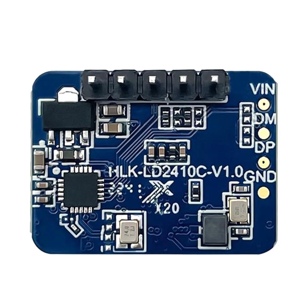 Module de Capteur de PréSence Corporelle 24G LD2410C Radar à Ondes MilliméTriques Capteur de Commodité Multifonction Intelligent sans,A