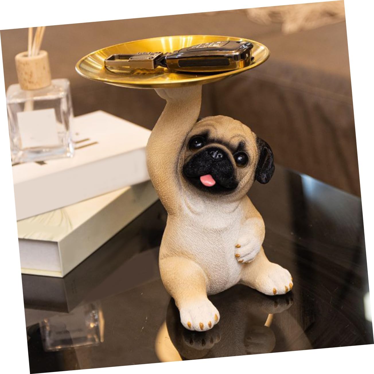 Dog Holding Decoration Tray | Decoration Dog Serving Tray with Handle | Dishes Plate Holder for Kitchen, Bedroom, Office, Dinning Table Dog Serving Tray Decorative Showpiece Item (1) — Amazon image 9