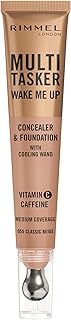 Rimmel Multi-Tasker Wake Me Up Foundation & Concealer, 055 Classic Beige, 20ml