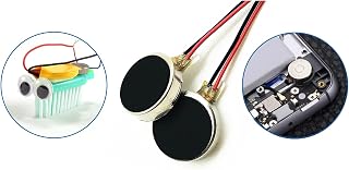 40PCS Vibration Motor DC3V 12000rpm Mini Vibration Motor Vibrating Motor for Cell Phone Electronic Device Repair Single Board Computers Classroom Project Bristle Bots Cable 2in