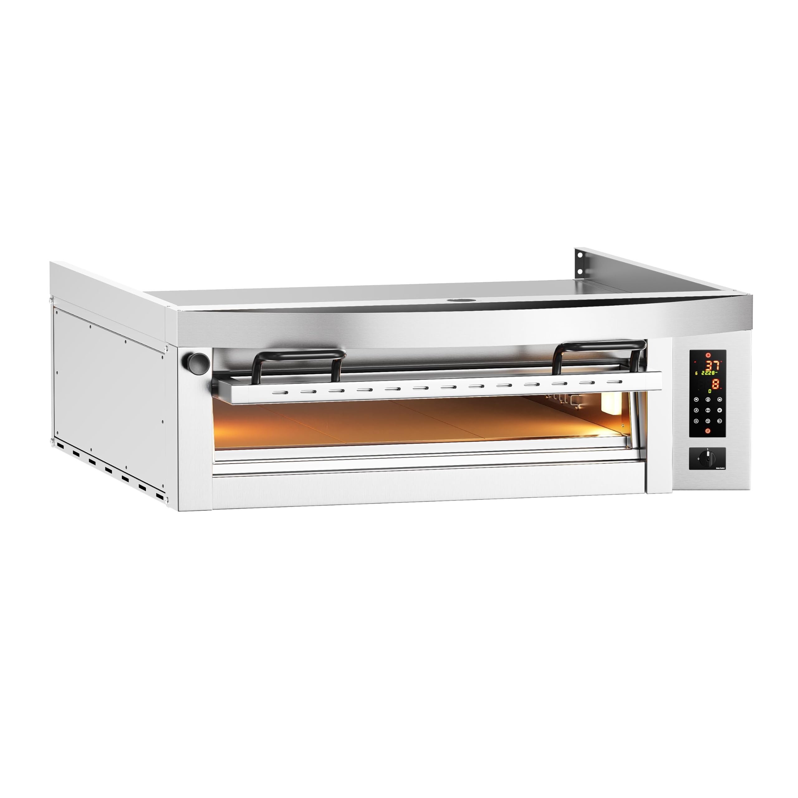 GGM Gastro | POP934E#HP934 | Elektro Pizzaofen Power - 9x 34cm - Digital - inkl. Haube