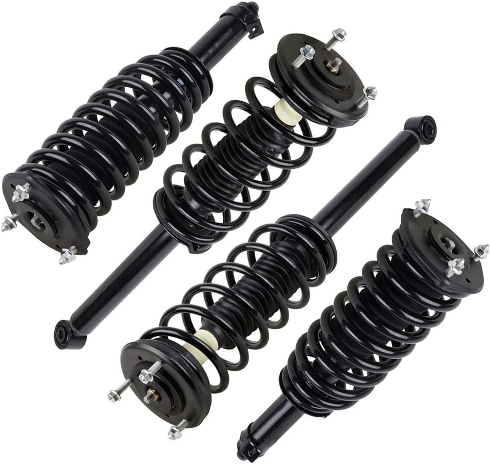 Complete Front Rear Strut & Spring Assembly For Lexus LS460 LS460L AWD 2009 2010 2011 2012 - Duralo 1192-1481 New