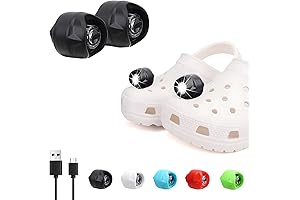 2 Packs Waterproof Rechargeable LED Headlights for Crocs