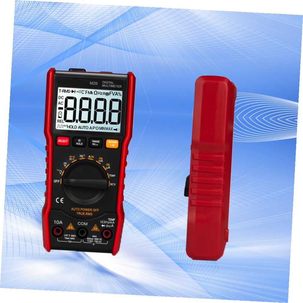 DOITOOL M20 Auto-ranging Digital Multimeter Voltmeter Multi Tester LCD Display Electrical Testing Tool for DIY and Professional Use Without Battery