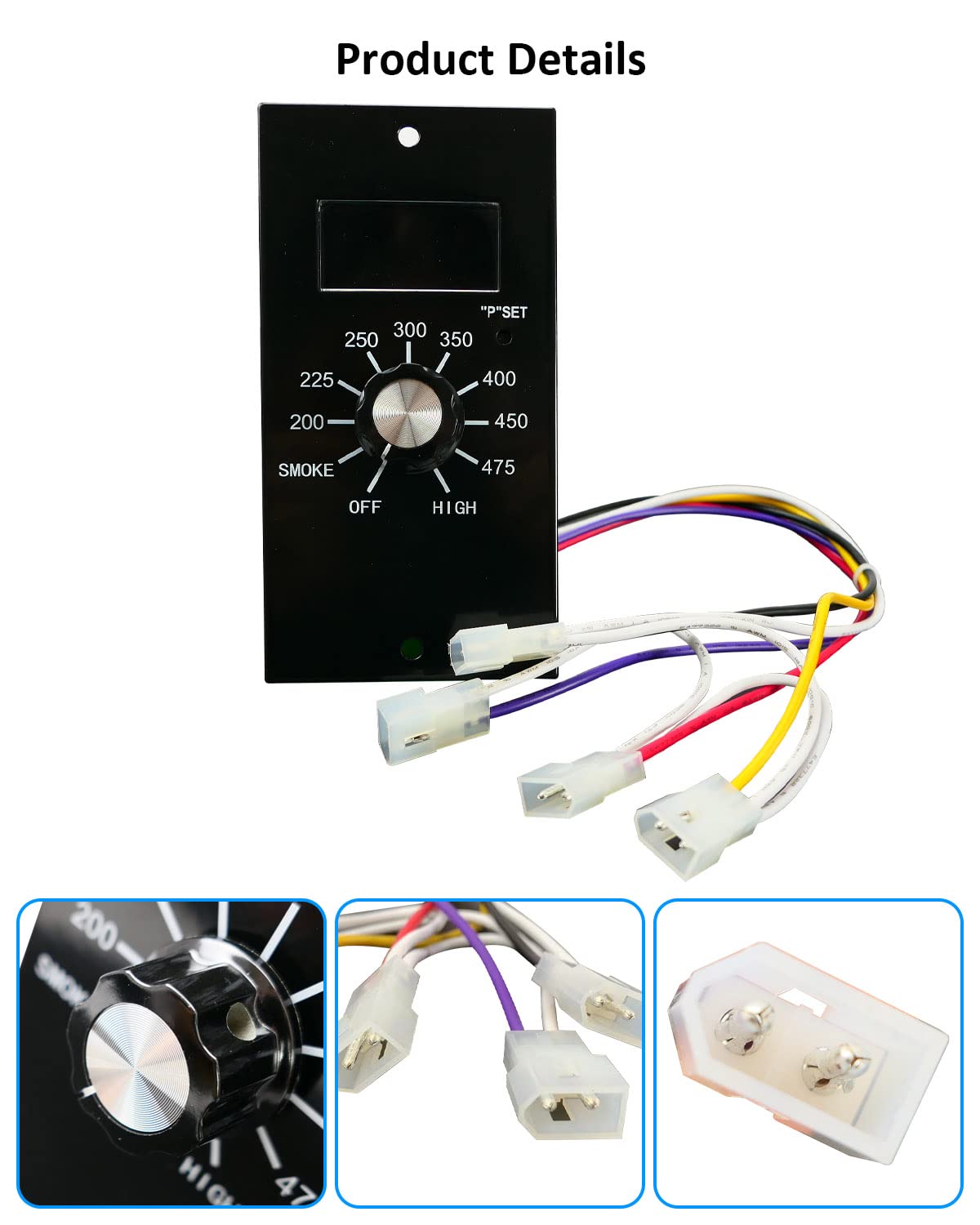 𝑼𝒑𝒈𝒓𝒂𝒅𝒆 Digital Thermostat Control Board Fit for Pit Boss PB700 340 440 820 Wood Pellet Grill, BBQ Temperature Controller W/LCD Display