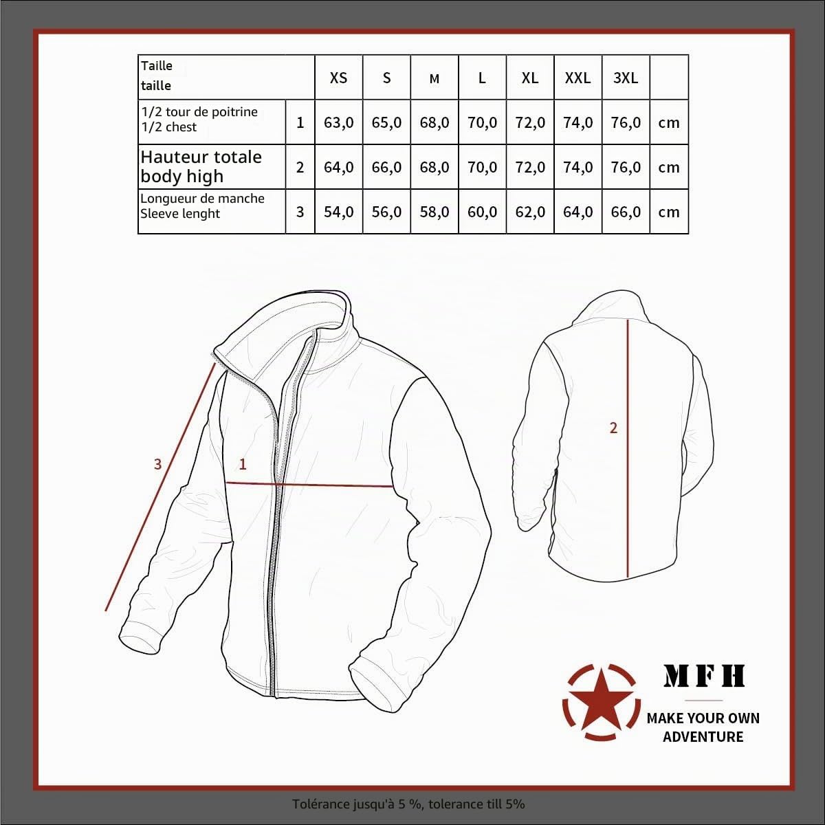 MFH Blouson style aviateur US MA1 - Noir