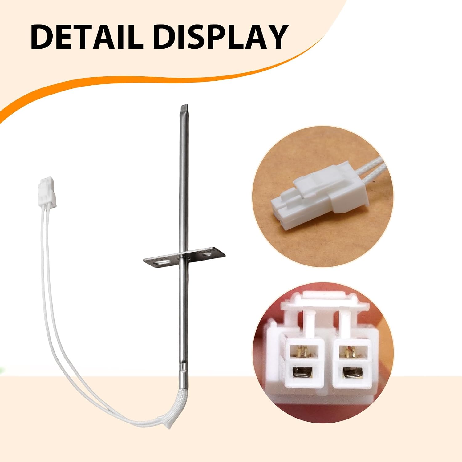 316217002 Oven Temperature Sensor Probe Fits for Kenmore Electrolux, Replaces AP3363354 1015027 08017097 316111201 316111203