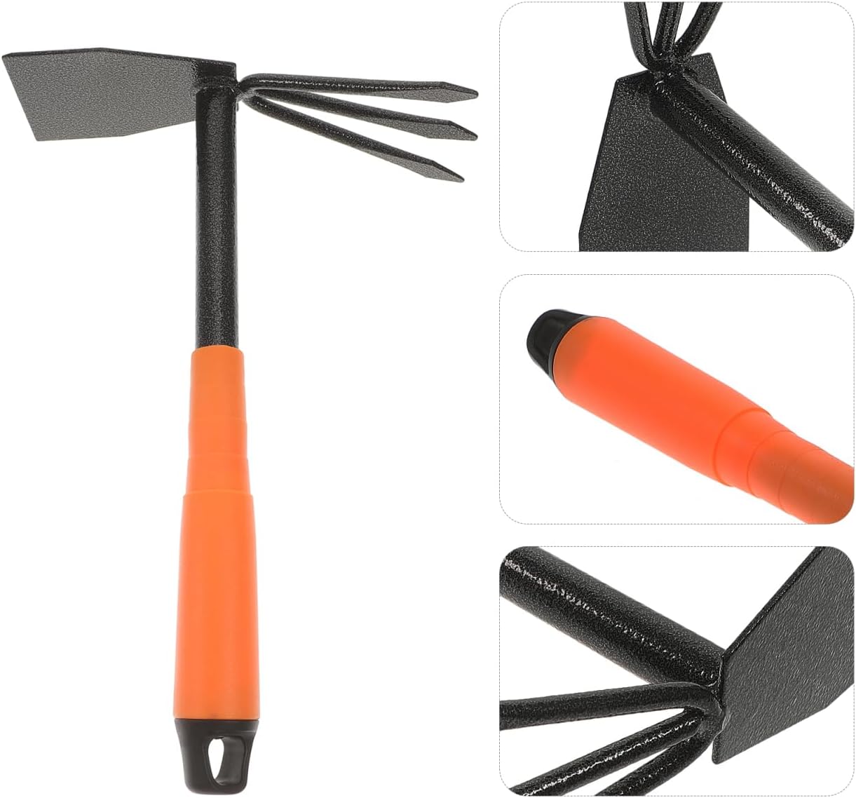 Milisten Steel Garden Hoe Tool Ergonomic Handle for Easy Planting Durable for Gardening Transplanting and Weeding Present for Family and Friends image 4
