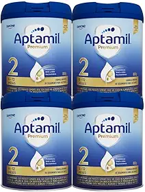 Fórmula Infantil Aptamil Premium 2 800g - Kit 4 latas
