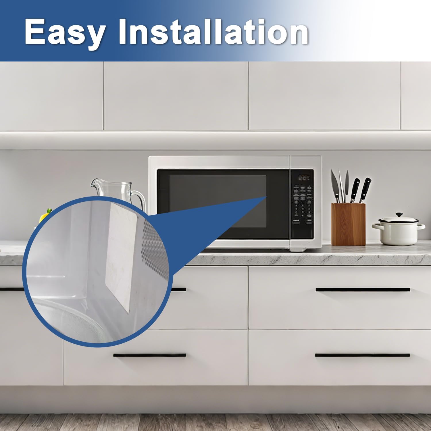 Microwave Inlet Cover Microwave Oven Waveguide Cover Compatible with Whirlpool Maytag Replace#: W10533497 3021428 PS8768667
