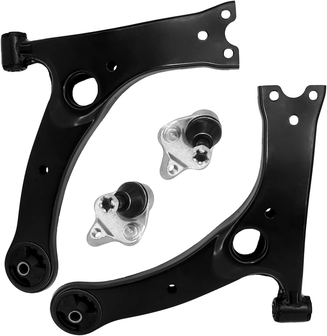 Control Arm, w/Ball Joint Front Lower Suspension Kit Replacement For 2003-2008 Toyota Corolla 2000-2005 Celica K640361 K640360 K90309