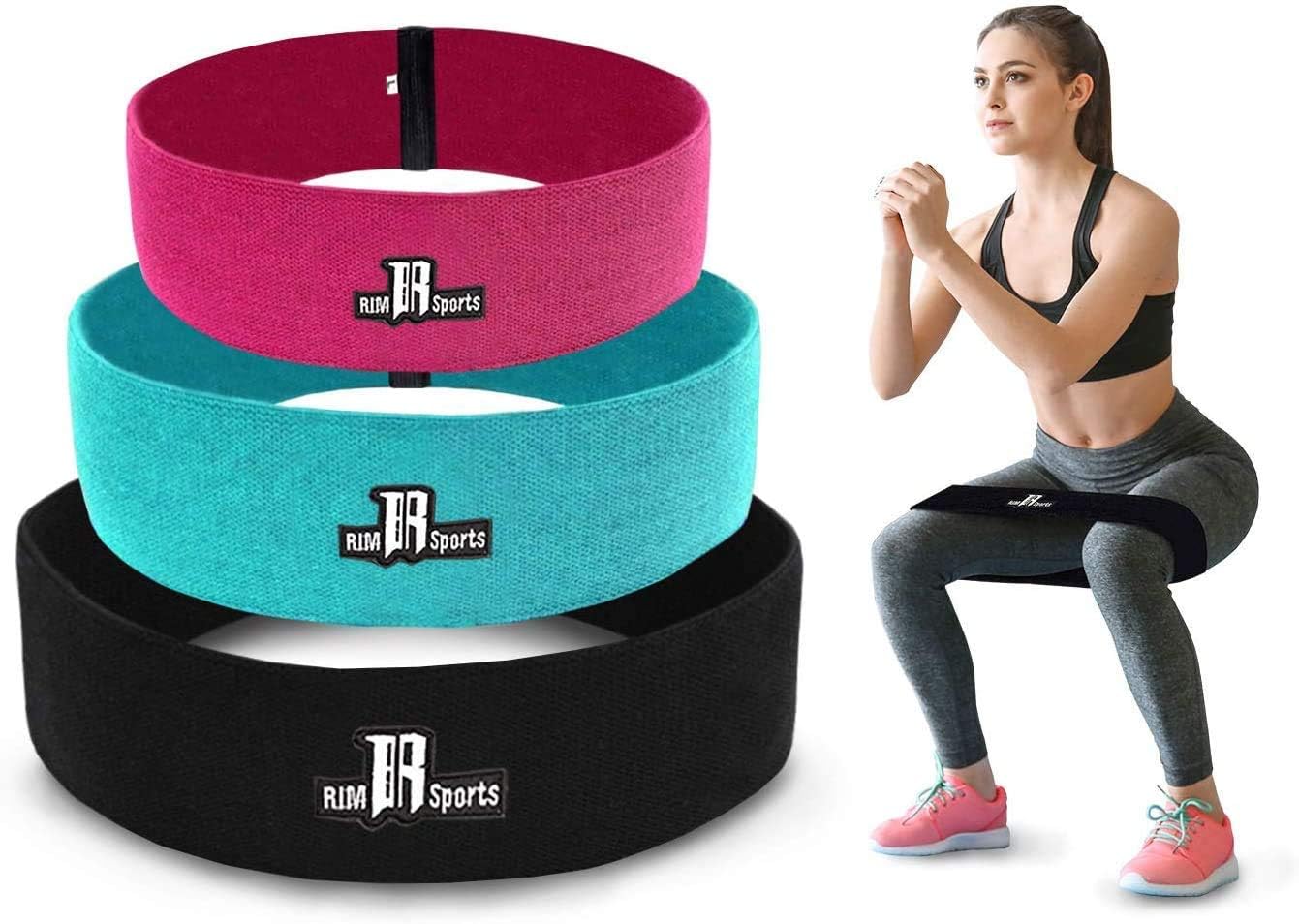 Hip Resistance Bands Set & Workout Bands for Legs and Butt, Ideal Booty Bands, Exercise Bands