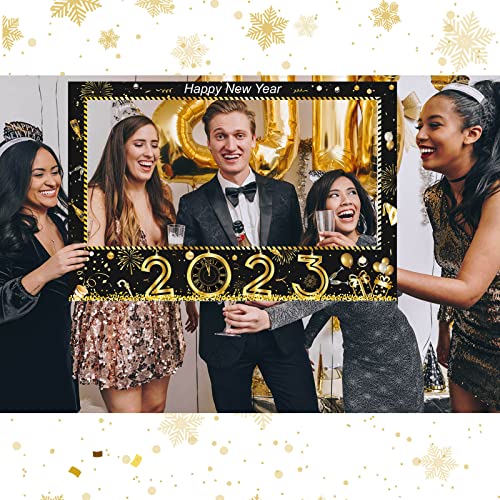 2023 New Year Photo Booth Frame Xmas/Winter/Holiday Party Supplies Decorations #TOP4
